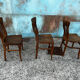 Maurice Lacour solid oak chair