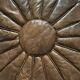 Leather pouf 1970