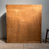Louvered filing cabinet