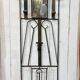 Porte manteaux de style art déco en fer des années 1960