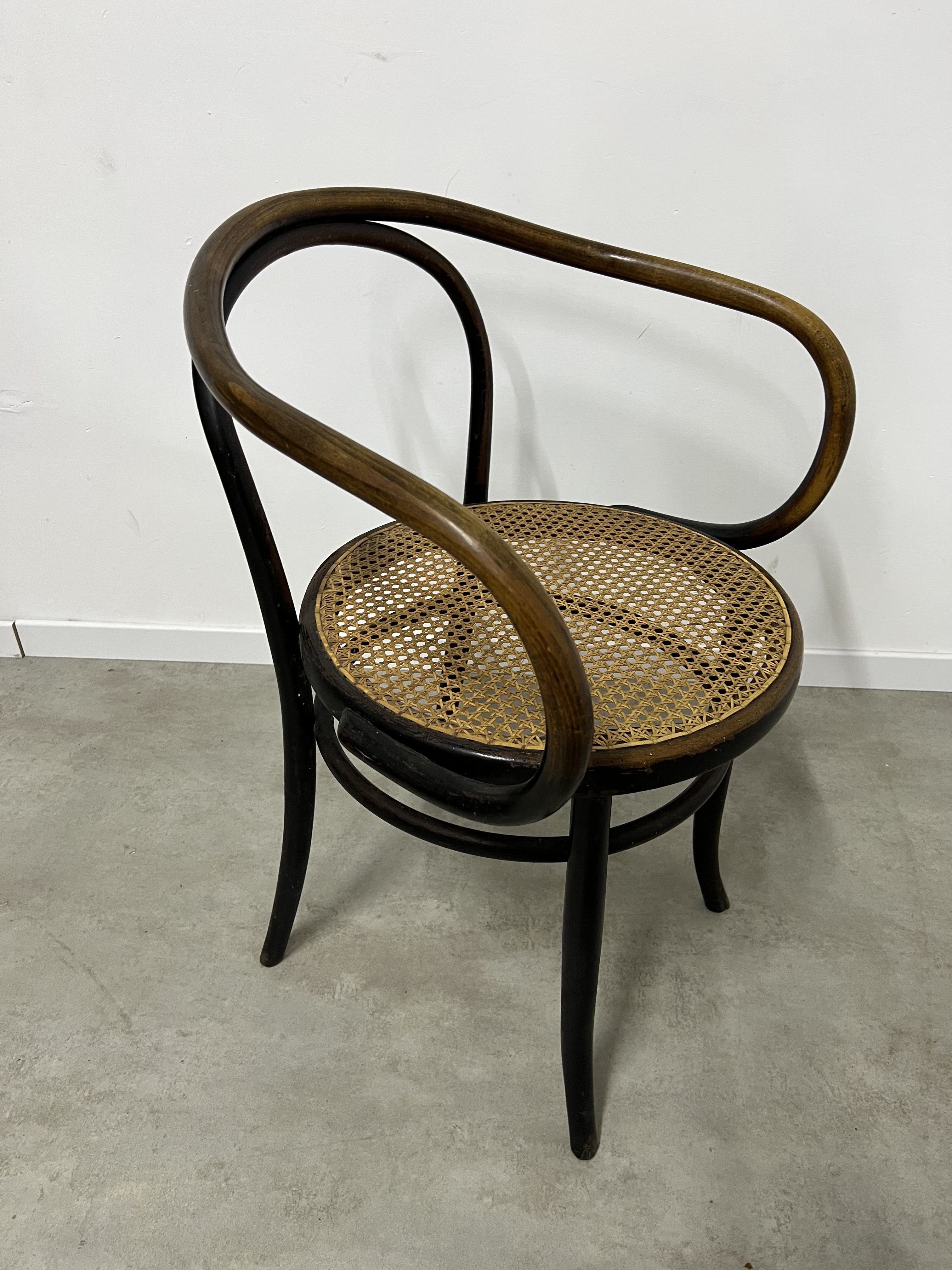 Old bentwood office chair Fischel 1930s