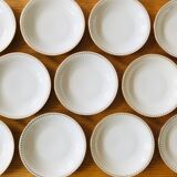 Hollow porcelain plate by Sologne Larchevêque