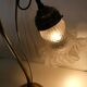 Tulip lamp / swan neck Art Deco brass