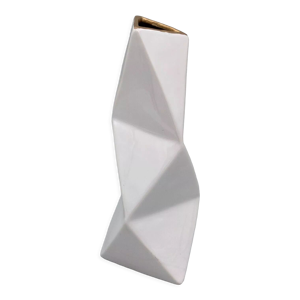 Vase moderniste 1960 pans coupés