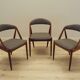 Set of three teak chairs, Danish design, 1970s, designer: Kai Kristiansen