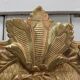Golden wood mirror, regency style, late 19th century