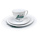 Porcelain breakfast set Wawel, Poland 1980s - set of 4
