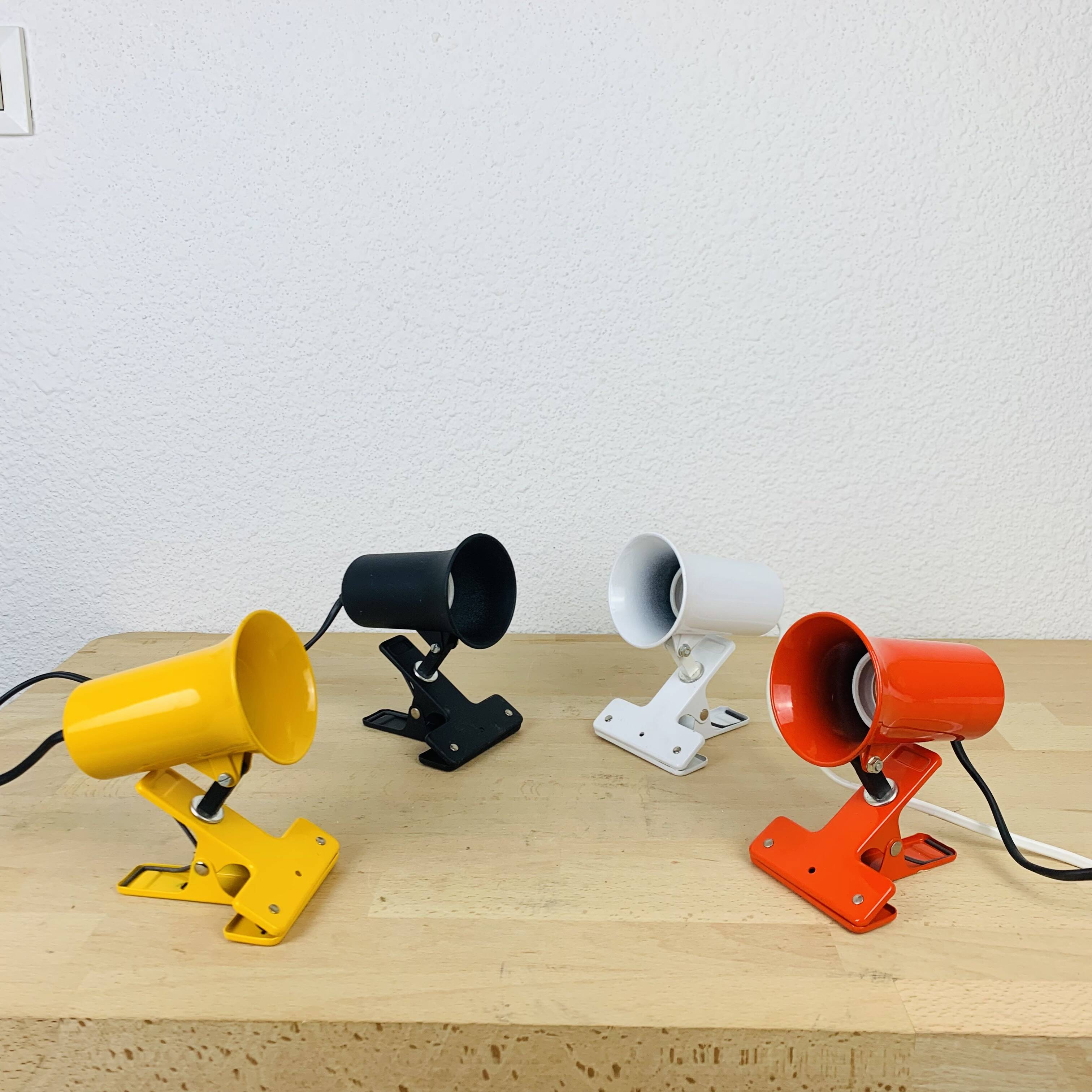 4 Lita clip spot lights from the 70s