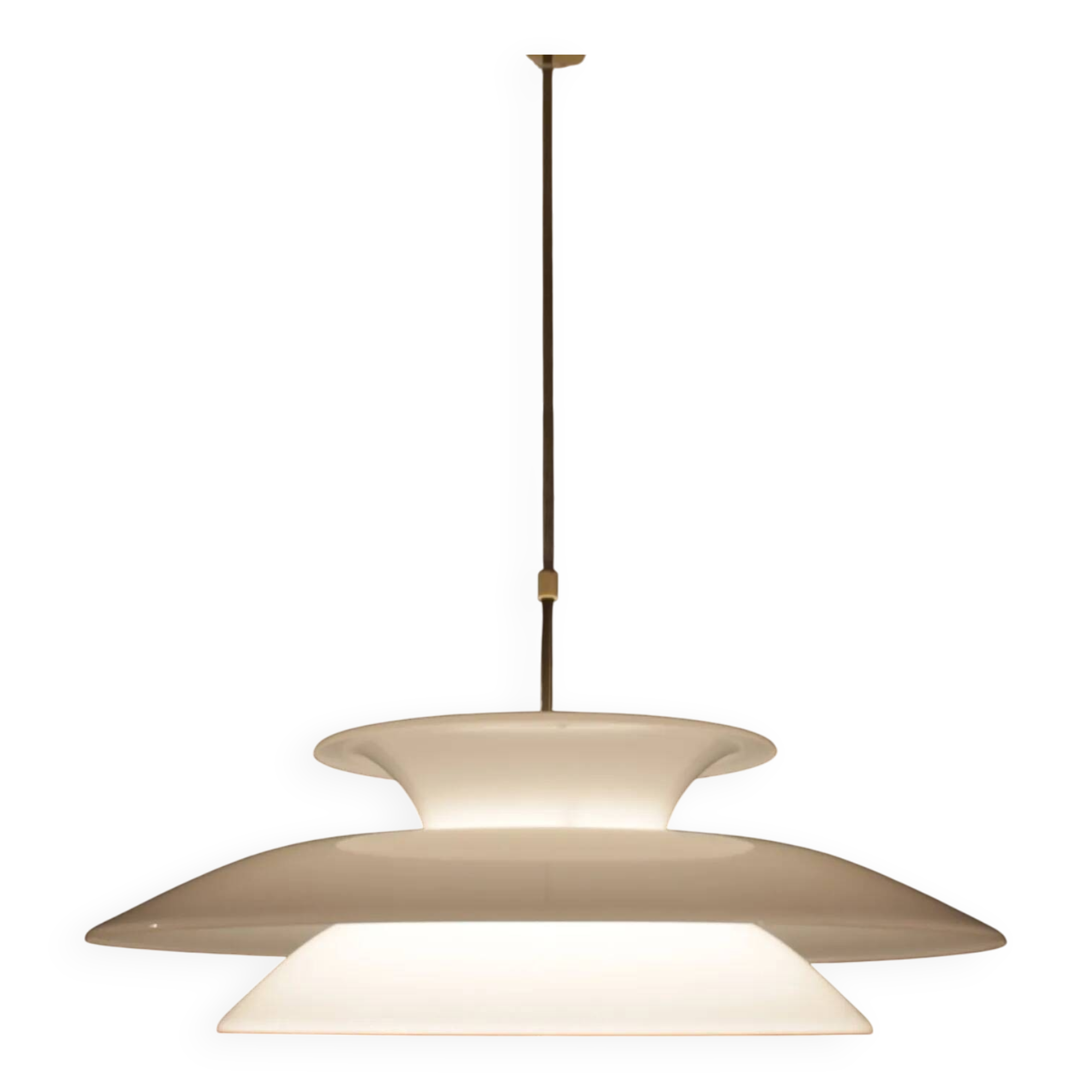 1970s Hanging lamp in Louis Poulsen style from Denmark