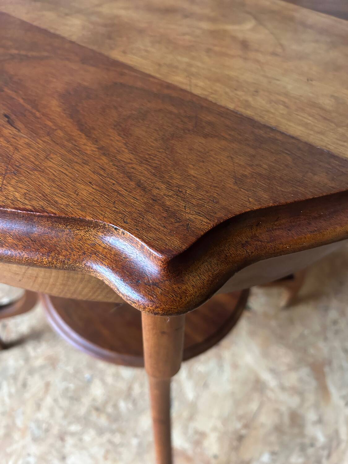 Antique wooden side table