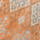 3x11 Orange Brown Tribal Turkish Vintage Runner Rug, 88x330Cm