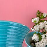 Set of two vintage art deco ceramic vases