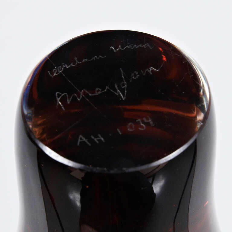 1955 Early Floris Meydam Unica Glass Sculpture