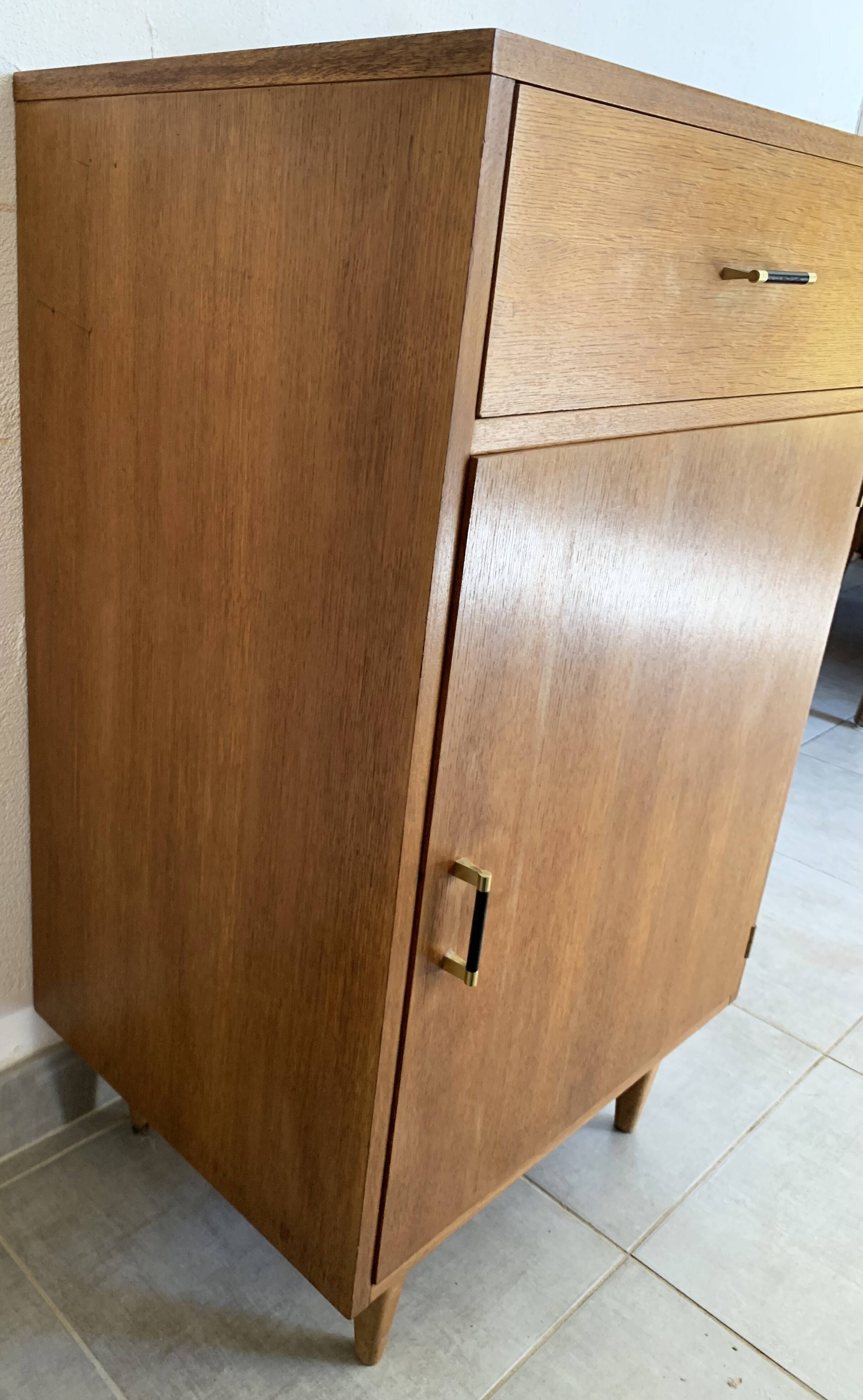 Vintage oak jam maker from the 50s