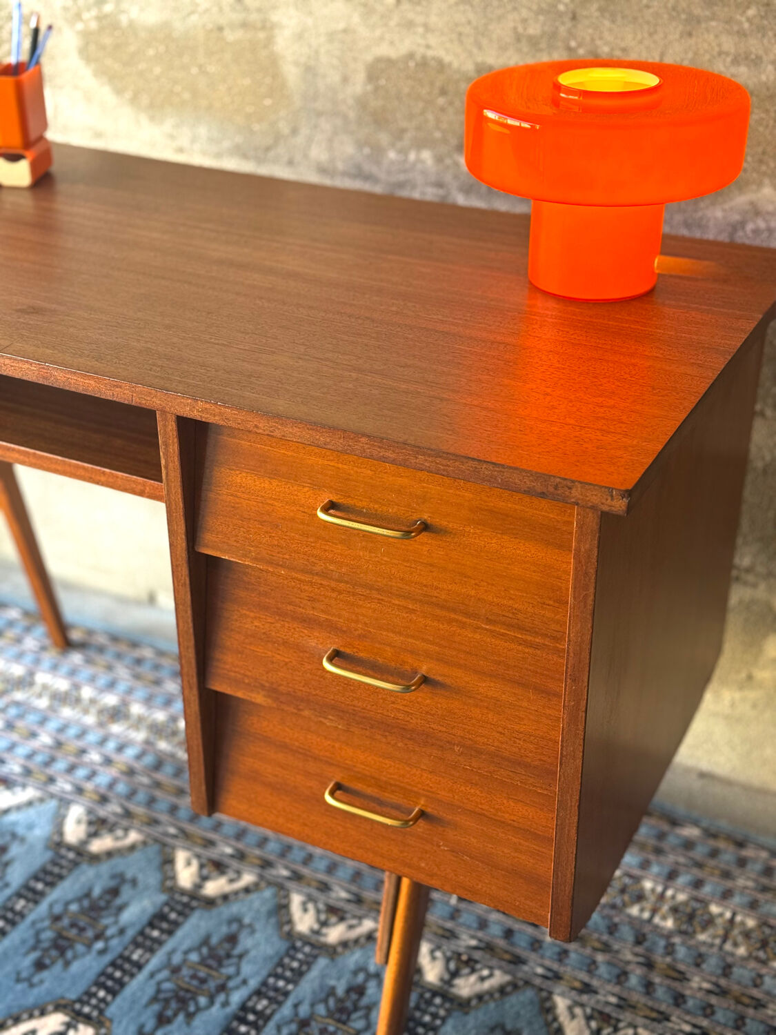 Scandinavian teak desk, 1960s/1970s
