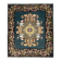 Teal Green Kilim Rug Handwoven Oriental Carpet Moldavian Area Square Rug