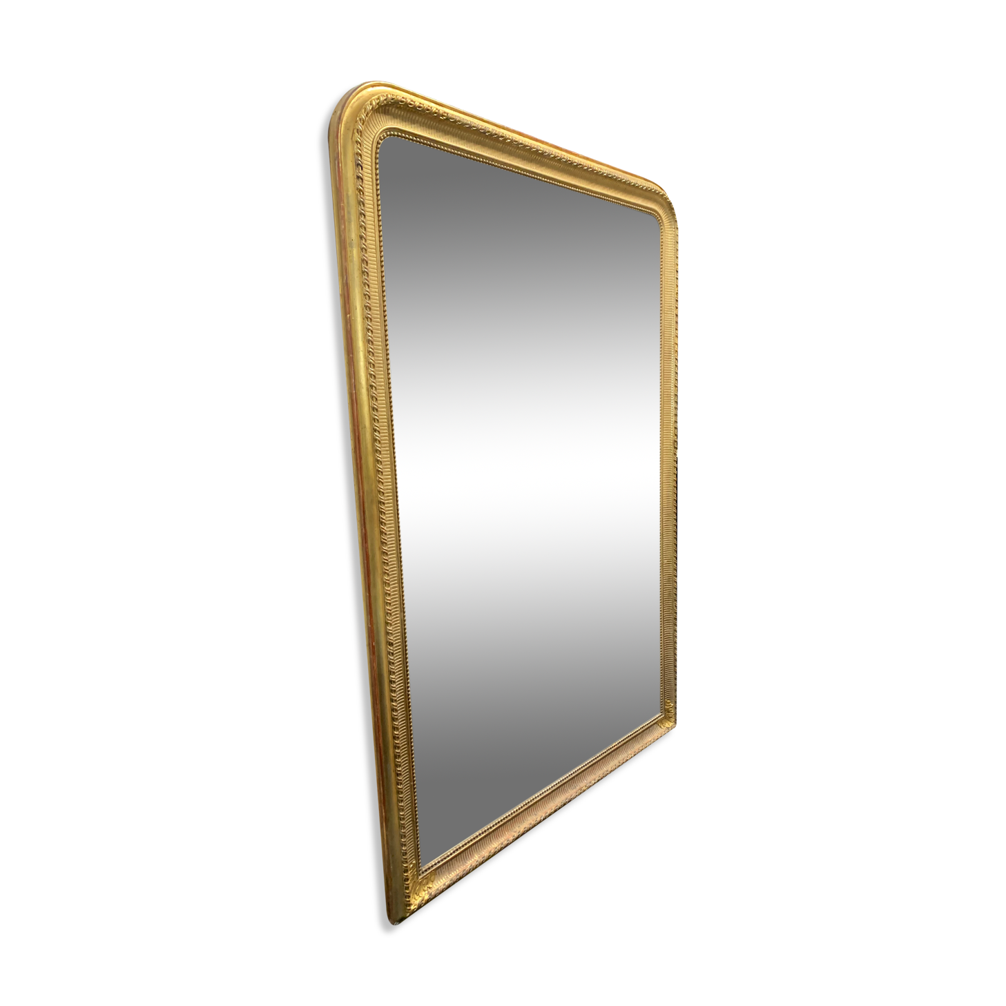 Golden Louis Philippe Mirror with gold leaf 207x140