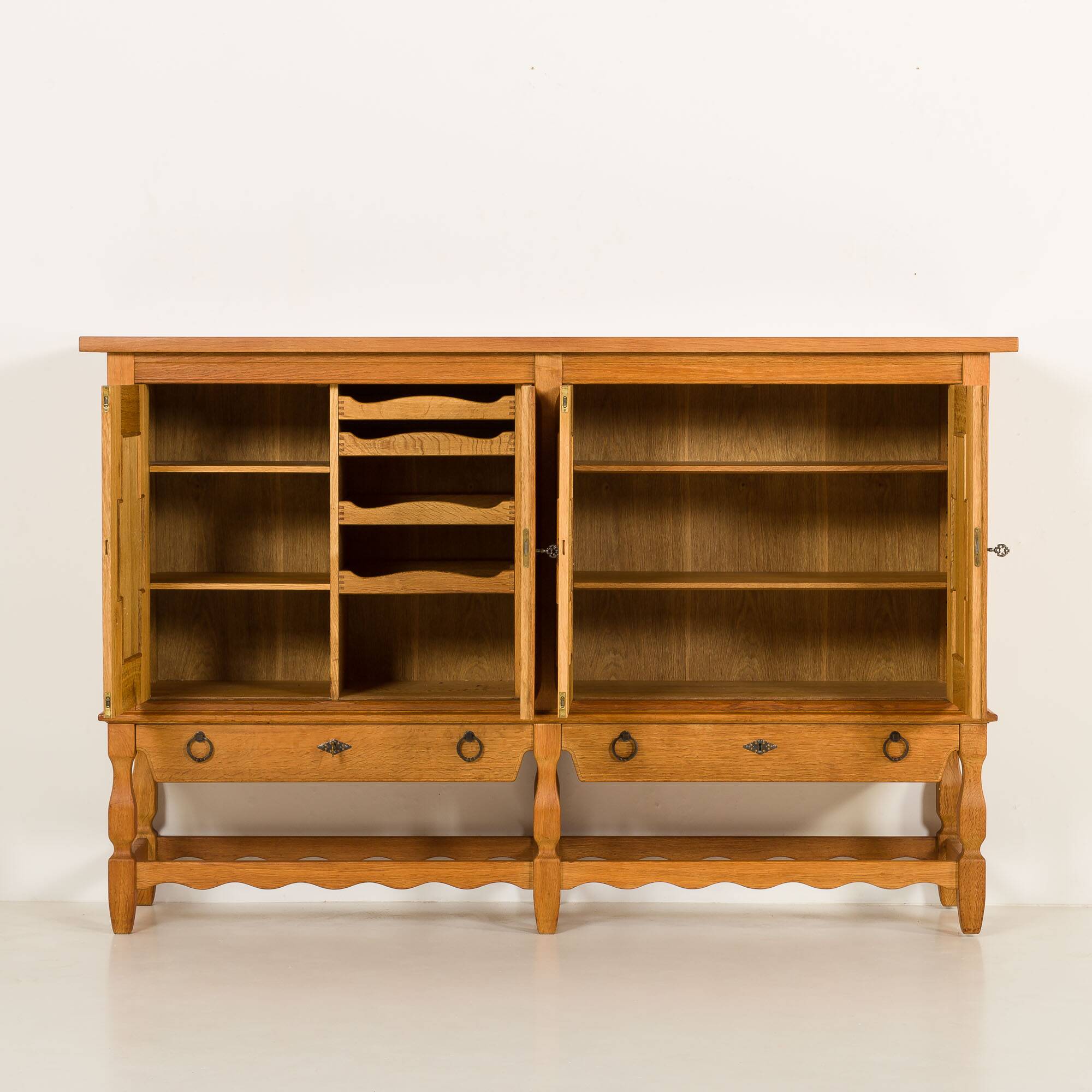 Henning Kjaernulf oak sideboard, 1970s