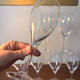 7 p. Bayel champagne glasses/wine glasses