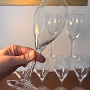 7 p. Bayel champagne glasses/wine glasses
