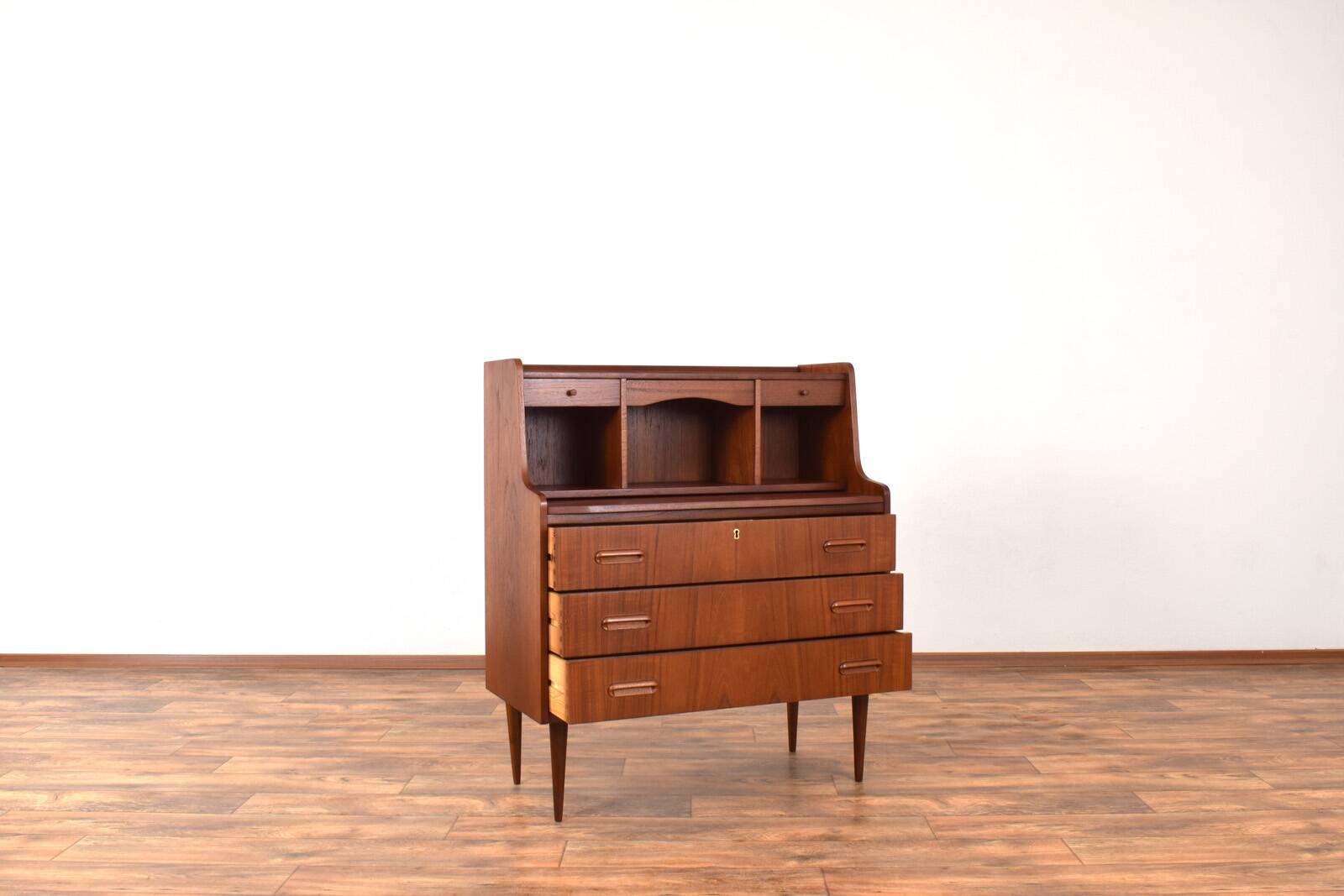 Mid-Century Danish Teak Secretary, 1960s.