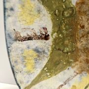 Grand panneau mural artistique ou pièce maîtresse en faïence, Italie