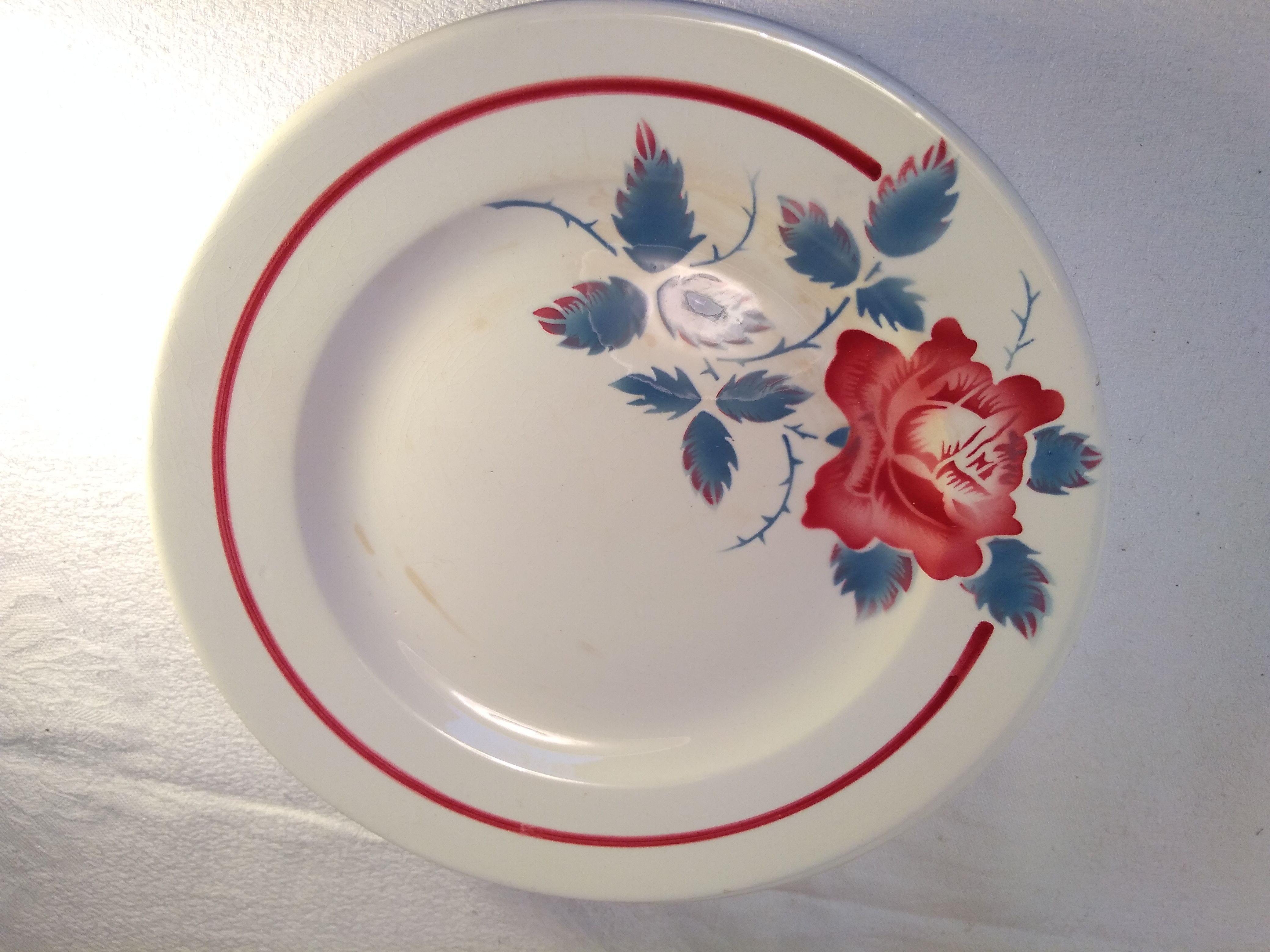 5 plates Digoin Sarreguemines