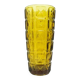 Envelope vase, modernism, pressed soda glass, design by J. S. Drosd, Ząbkowice, Poland, 1970s