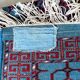 Vintage wool rug, Pakistan, oriental rug