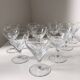 Ensemble de 10 verres vin cristal facette Saint Louis