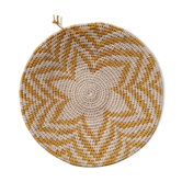 African woven basket