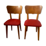 Lot de chaises 1950 elf indissociables
