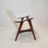 Teak Wébé Armchair by Louis Van Teeffelen, 1960s