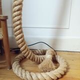Rope floor lamp