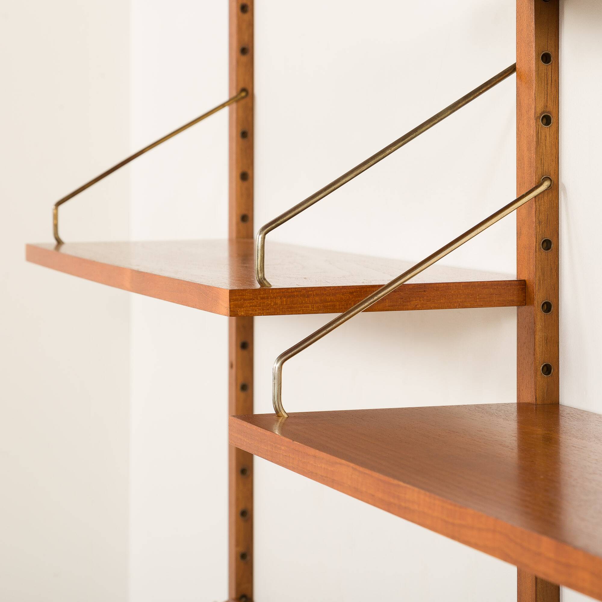 Poul Cadovius 4 bay teak Wall unit, 1960s