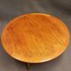 Round oak coffee table from H. Pander & Zn, the Netherlands 1950