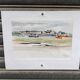 Aquarelle par Michel Roubille, Carnac 1997.