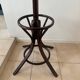 Baumann style 1960 swivel parrot coat rack in bent wood