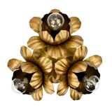 Plafonnier italien en tôle peinte, milieu du XXe siècle, années 1960