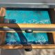 buffet Mado bois poncé et gris anthracite