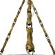 Art Deco pendant light by Jany – Glass paste – Marble decor