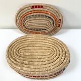 Braided fiber basket from the 60s