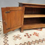 Norman countryside buffet in solid cherry wood nineteenth