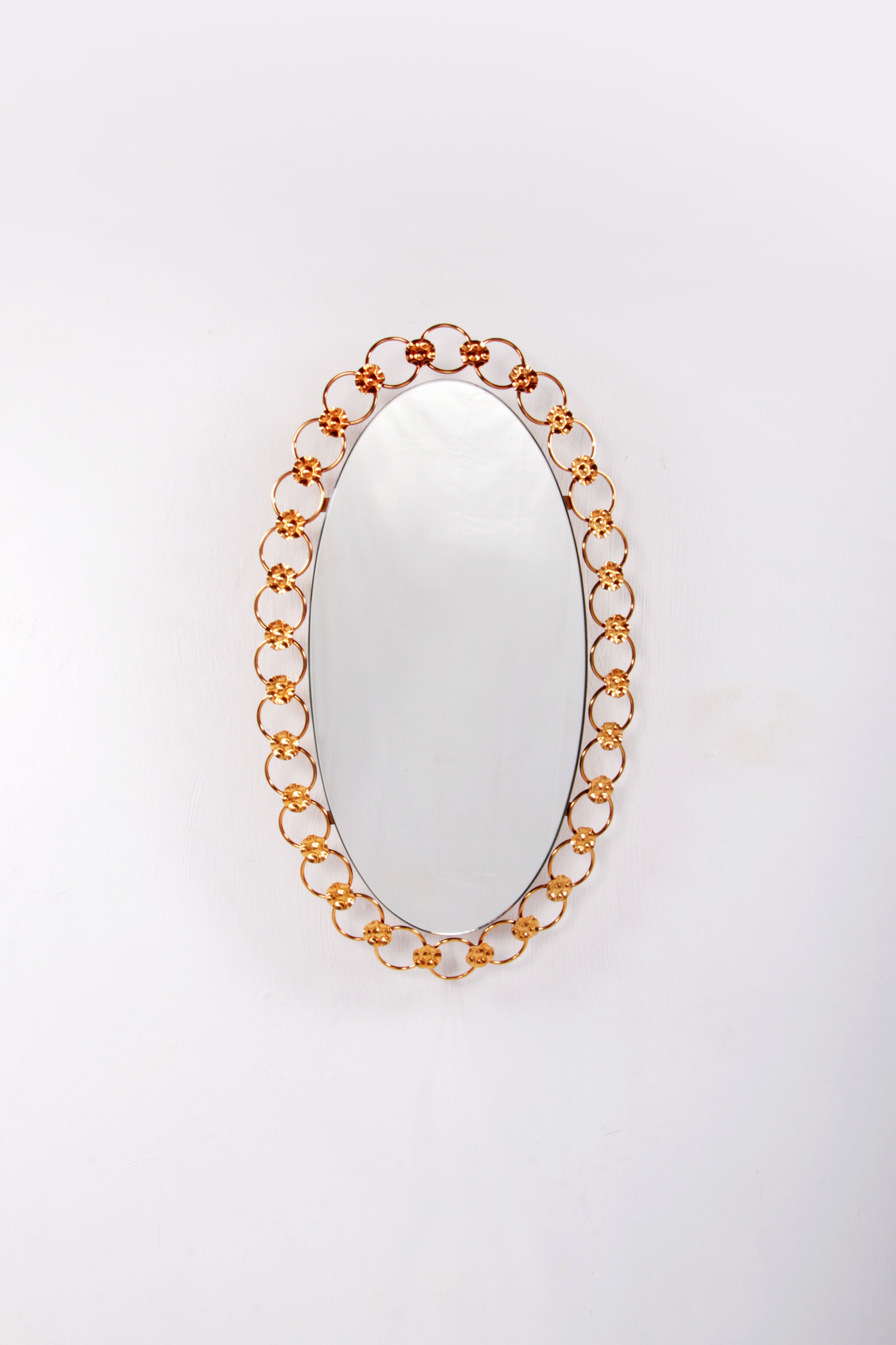 Miroir mural illuminé des années 1960, Allemagne, Hollywood Regency