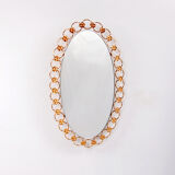 Hollywood Regency illuminated wall mirror 1960s Germany