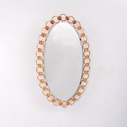 Hollywood Regency illuminated wall mirror 1960s Germany