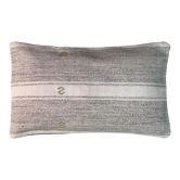 Housse de coussin kilim vintage turque faite à la main, 30 x 50 cm