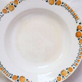 Set of 6 St Amand soup plates, vintage