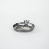 Metal platter, Italian design, 1960s, manufactured by Silea