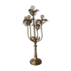 Floor lamp foliage gold metal years 70